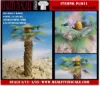 Picture of 1/35 Thick Desert Fan Palm – Resin Trunk with Palm Flower and 18 Polyurethane Leaves – 12cm Finished Height - Reality in Scale PLM11