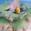 Picture of 1/35 Thick Desert Fan Palm – Resin Trunk with Palm Flower and 18 Polyurethane Leaves – 12cm Finished Height - Reality in Scale PLM11