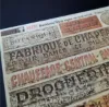 Picture of 1/35 Shop & Business Signs on Real Wood – France Set 4 – Sheet 9.5×10cm - Reality in Scale 35277