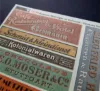 Picture of 1/35 Shop & Business Signs on Real Wood – Germany Set 2 – Sheet 9.5×10cm - Reality in Scale 35289