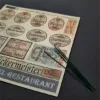 Picture of 1/35 Shop & Business Signs on Real Wood – Germany Set 3 – Sheet 9.5×10cm - Reality in Scale 35290