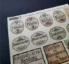 Picture of 1/35 Shop & Business Signs on Real Wood – Germany Set 3 – Sheet 9.5×10cm - Reality in Scale 35290