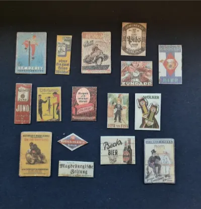 Picture of 1/35 Commercial Signs on Real Wood – Germany – Sheet 9.5×10cm - Reality in Scale 35291