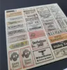 Picture of 1/35 Wooden & Rusted Signs WWII Germany – Sheet 9.5×10cm - Reality in Scale 35303