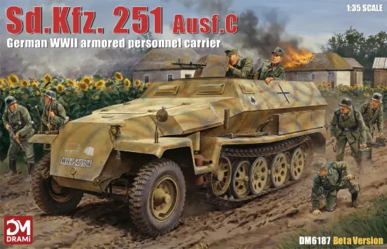 Picture of 1/35 Sd.Kfz.251 AuSf.C 39-45 SERIES - DRAMi DM6187