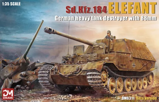Picture of 1/35 Sd.Kfz.184 ELEFANT 39-45 SERIES - DRAMi DM6311