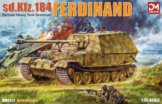 Picture of 1/35 Sd.Kfz.184 FERDINAND 39-46 SERIES - DRAMi DM6317