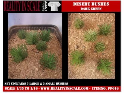 Picture of 1/35 Desert Bushes Type 1 (High Quality Plastic Plants) - Reality in Scale PP016