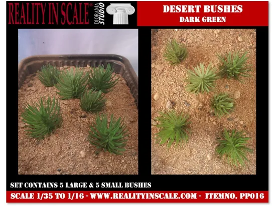 Picture of 1/35 Desert Bushes Type 1 (High Quality Plastic Plants) - Reality in Scale PP016