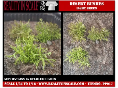 Picture of 1/35 Desert Bushes Type 2 (High Quality Plastic Plants) - Reality in Scale PP017