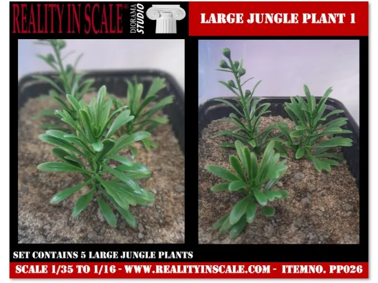 Picture of 1/35 Large Jungle Plant Type 1 (High Quality Plastic Plants) - Reality in Scale PP026