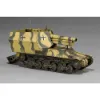 Picture of 1/35 15 cm sFH 13-1 Sfauf Gw Lrs.f Sd.Kfz.135-1 with German 50 Ton Type SSy45 Flatcar Schwerer Platformwagen 3 in 1 - Zimi Model ZM35076